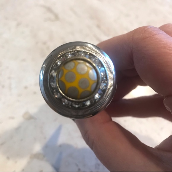 EUC Wine Bottle Stopper approx 4” long. Decorative. Heavy with rubber stopper. - Picture 3 of 6